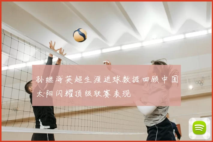 孙继海英超生涯进球数据回顾中国太阳闪耀顶级联赛表现