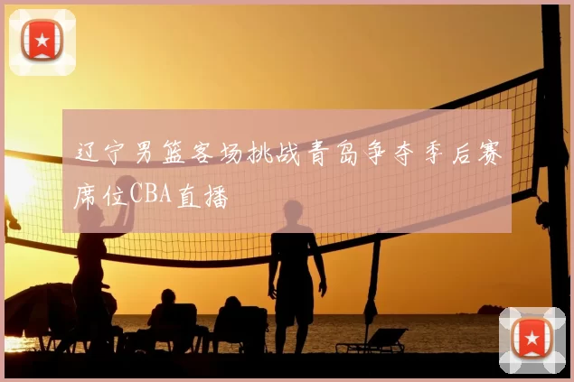 辽宁男篮客场挑战青岛争夺季后赛席位CBA直播